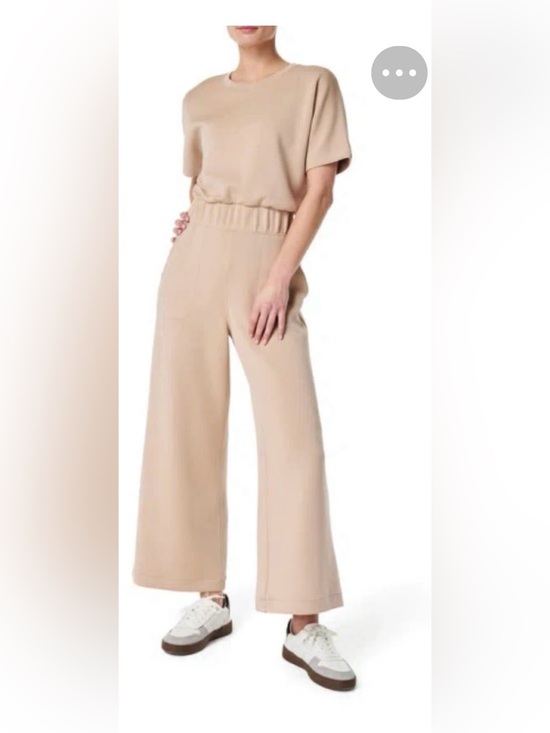 SPANX Pants - SPANX Airessentials Neutral Beige Midi Jumpsuit, L, New with tags